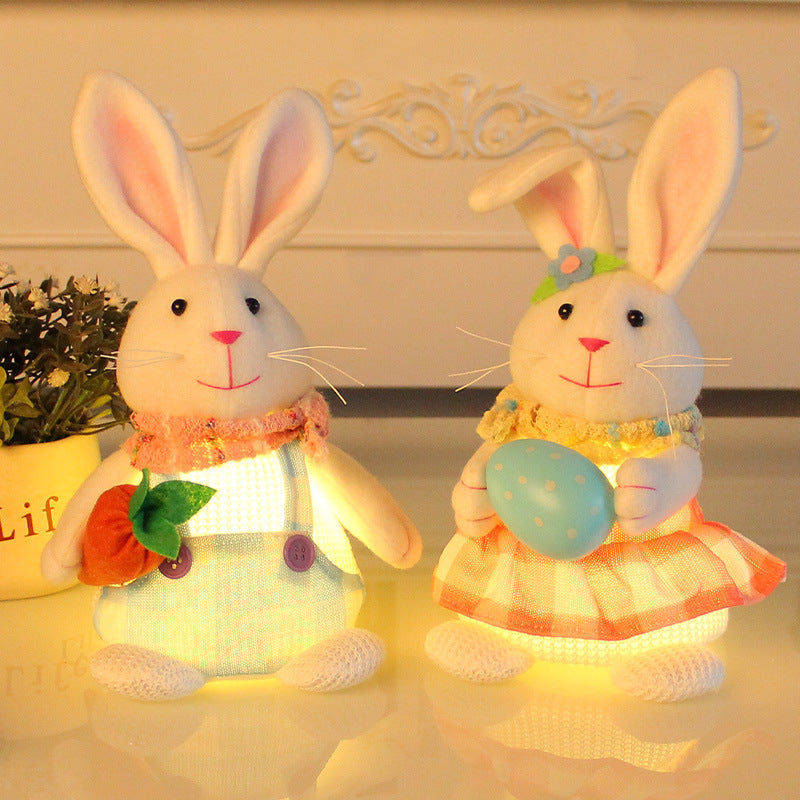 Cute Luminous Rabbit Tabletop Decoration