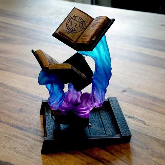 Magic Dice Tower Book Ornaments Design Resin