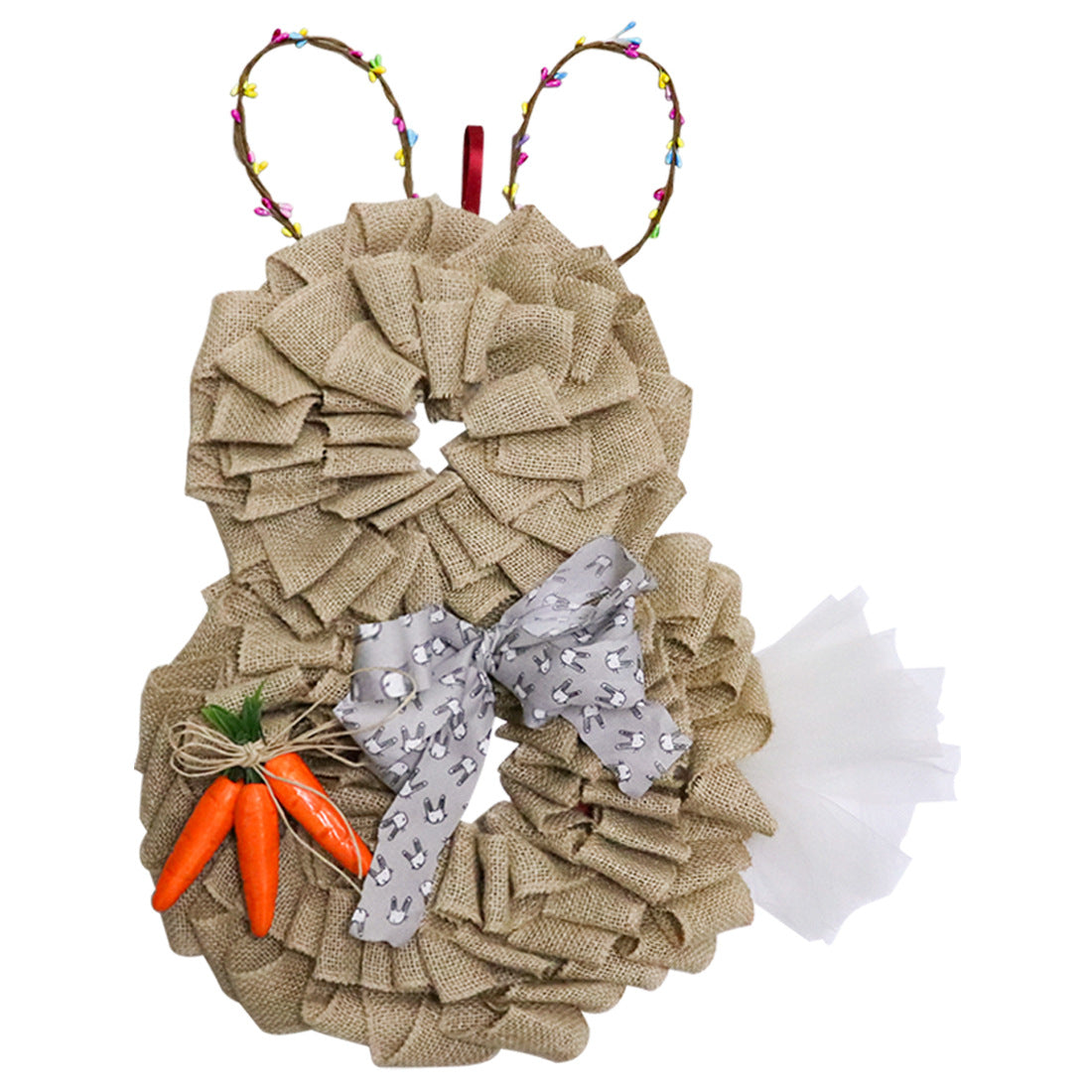 Cute Easter Rabbit Wreath