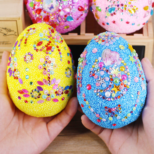 Easter Egg Painted Snow Mud Decoration Set