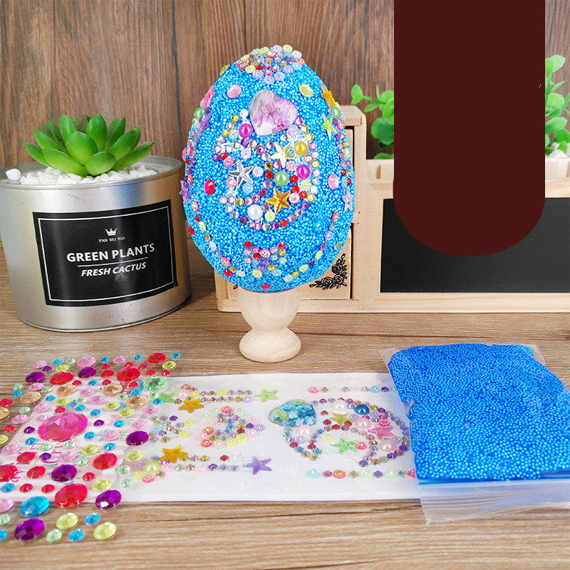 Easter Egg Painted Snow Mud Decoration Set