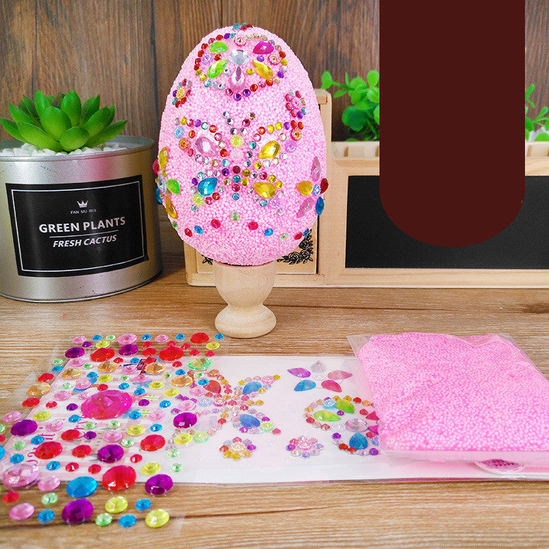 Easter Egg Painted Snow Mud Decoration Set