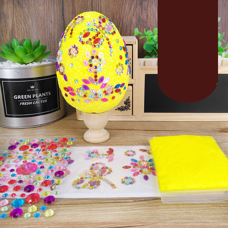 Easter Egg Painted Snow Mud Decoration Set