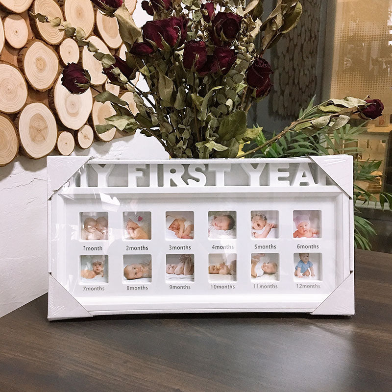 My First Year Baby 12 Month Photo Frame