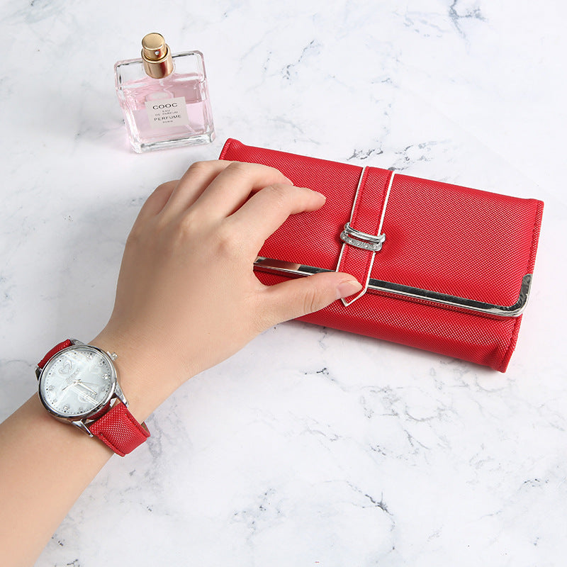 Trendy Fashion Wallet Watch Set