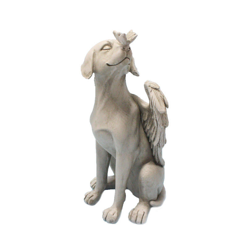 Angel Dog Statue