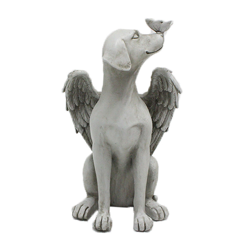 Angel Dog Statue