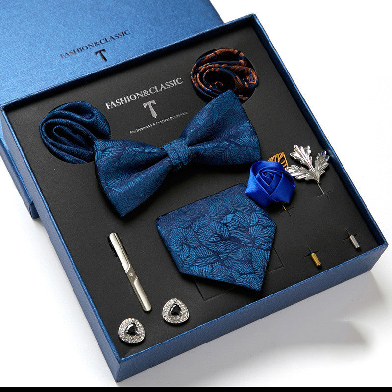 Men's Gift Box Tie Fashion Scarf Combination