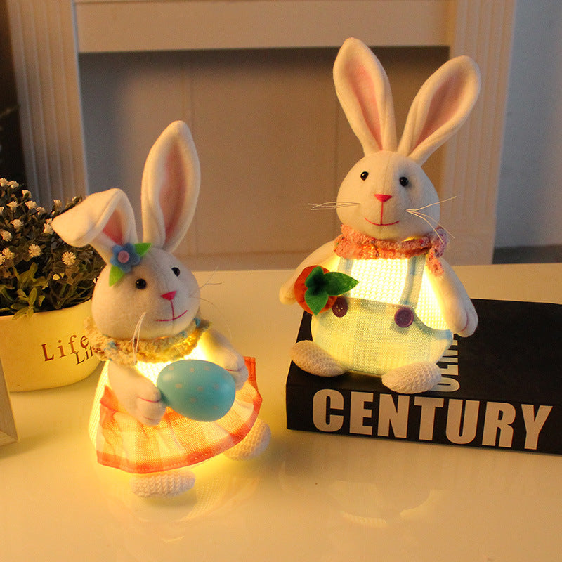 Cute Luminous Rabbit Tabletop Decoration