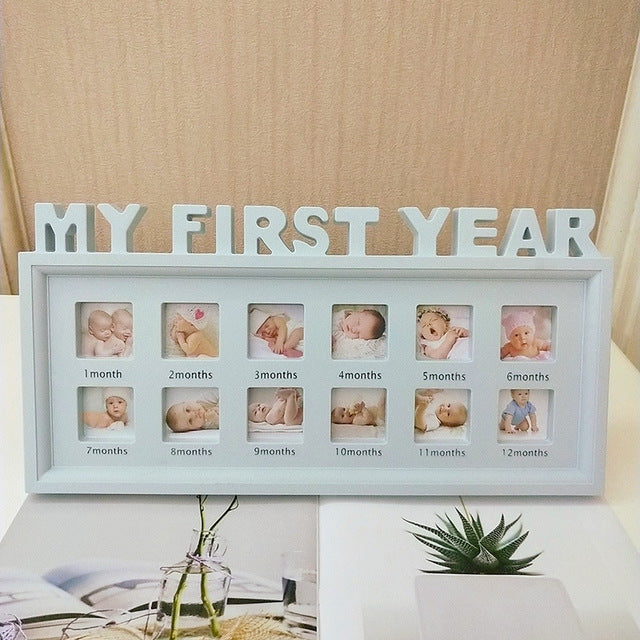 My First Year Baby 12 Month Photo Frame