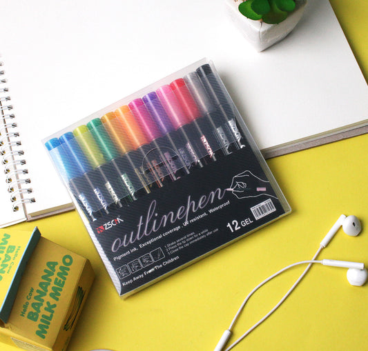 Freehand stationery highlighters