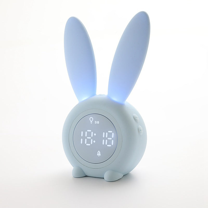 LED Digital Alarm Clock Bunny Ear