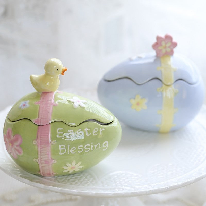 Easter Egg Bunny Storage Jar