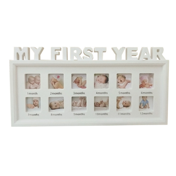 My First Year Baby 12 Month Photo Frame