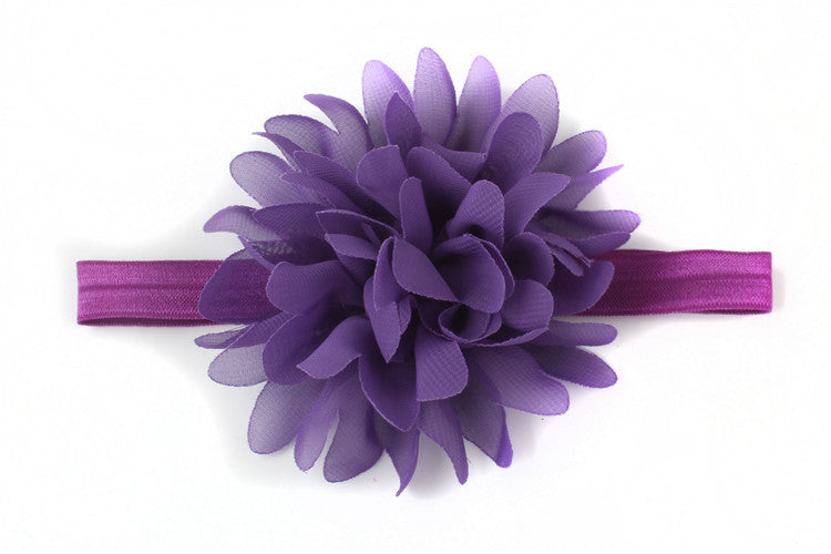 Handmade chiffon flower