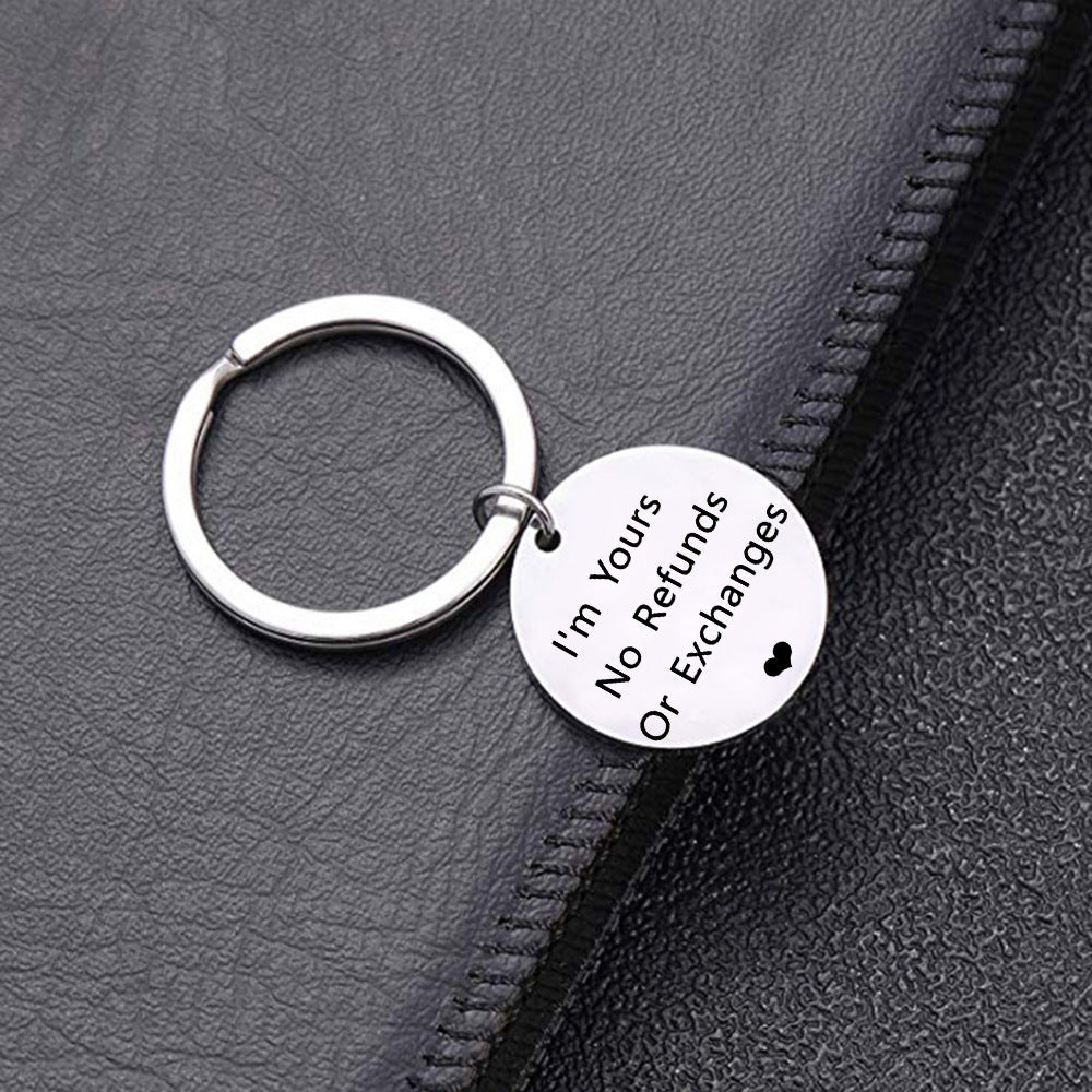 Stainless Steel Keychain Valentine Gift