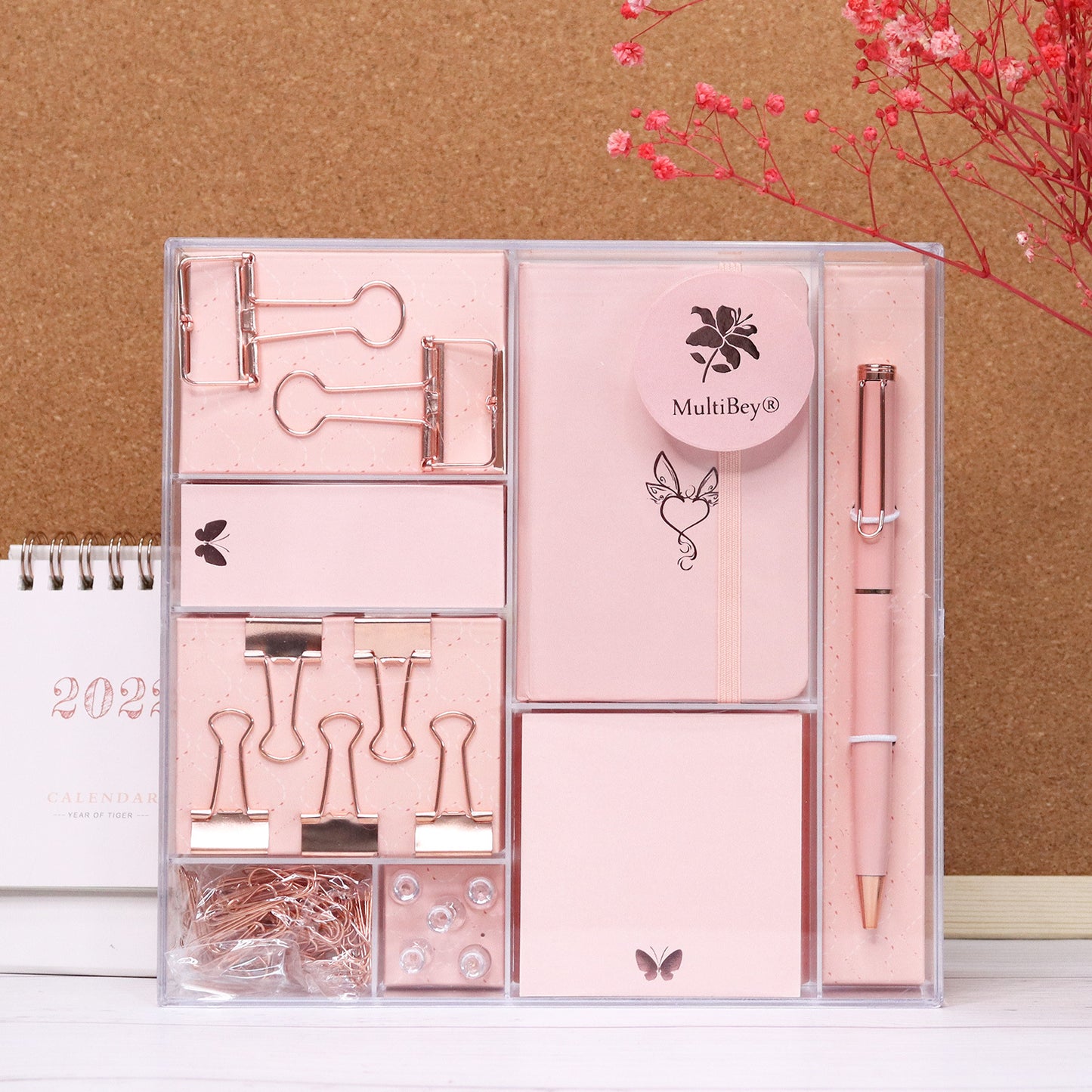 Rose Gold Stationery Set