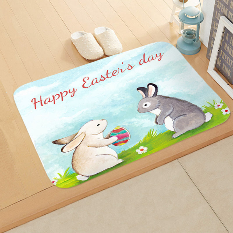 Festive Floor Mats Easter Anti-skid