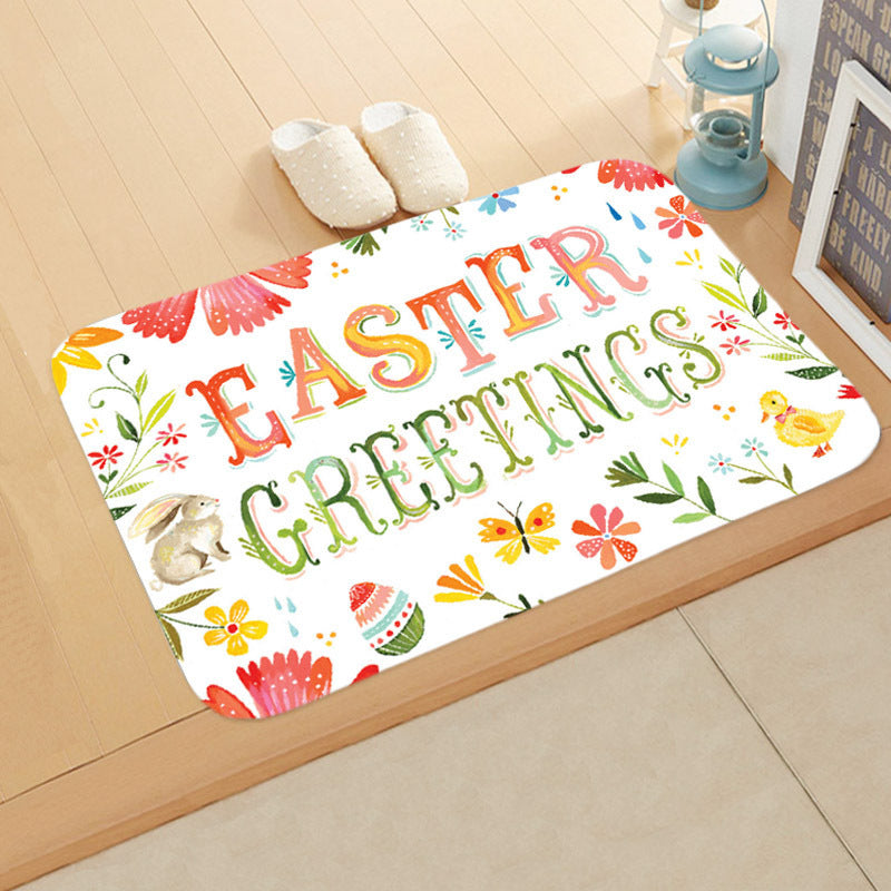 Festive Floor Mats Easter Anti-skid