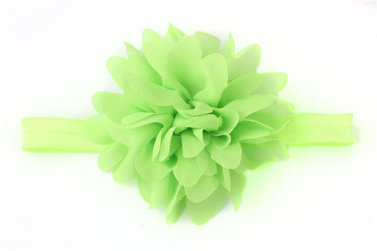 Handmade chiffon flower