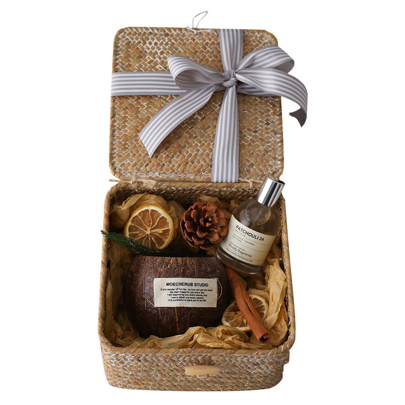 Coconut Jar Scented Candle Gift Box For Valentine's Day