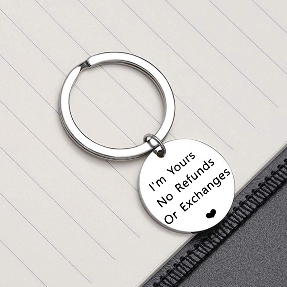 Stainless Steel Keychain Valentine Gift