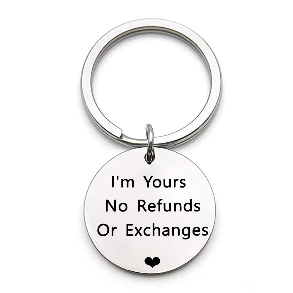 Stainless Steel Keychain Valentine Gift