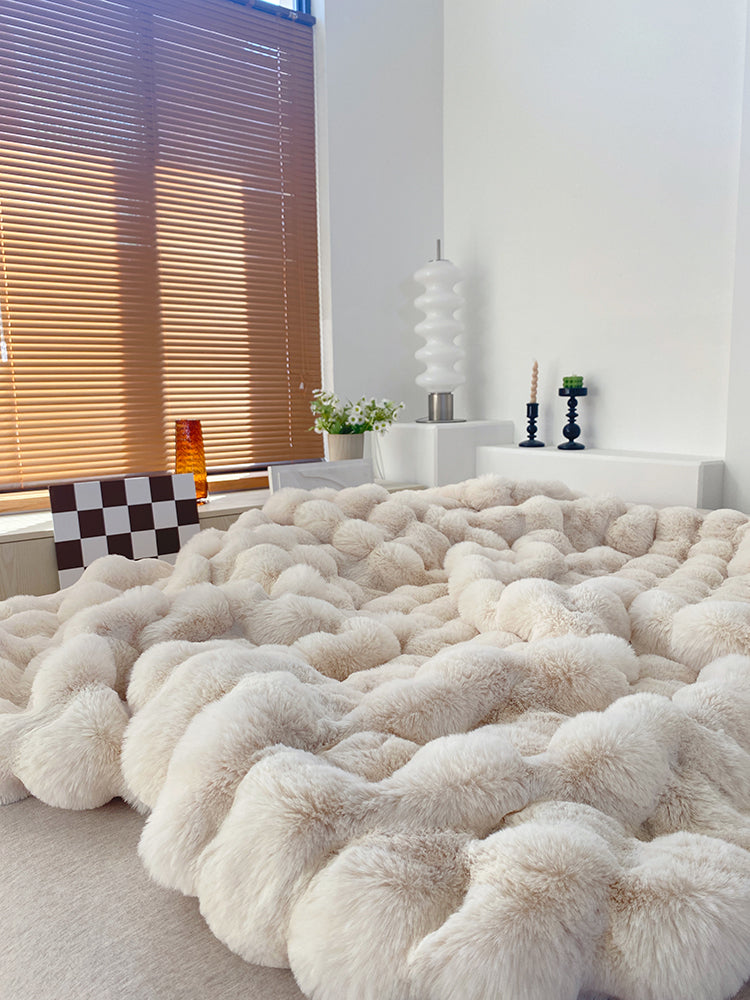 Tuscany Fur Casual Blanket For Two