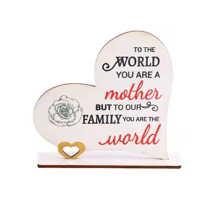 Mother's Day Wooden Ornament