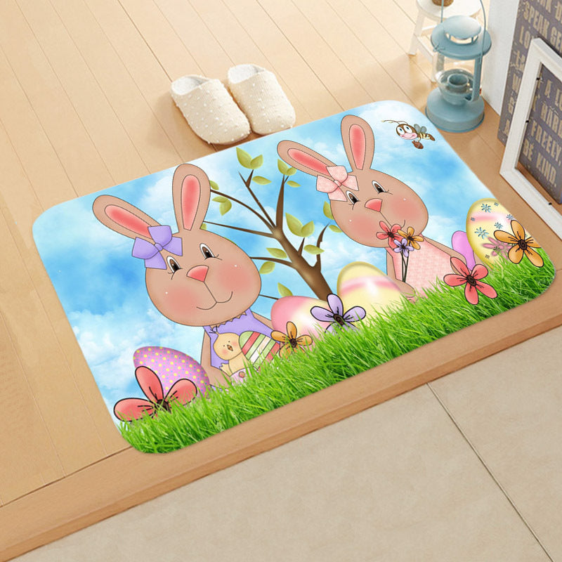 Festive Floor Mats Easter Anti-skid