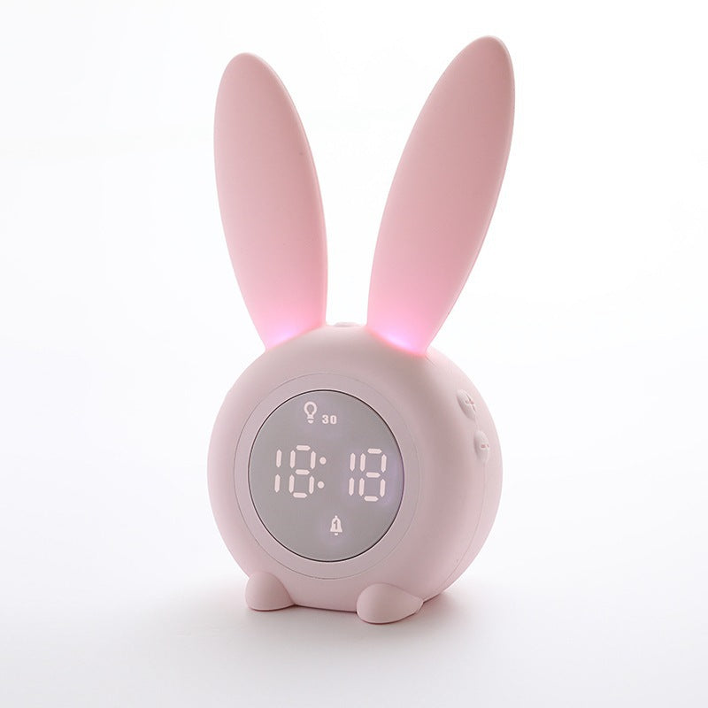 LED Digital Alarm Clock Bunny Ear