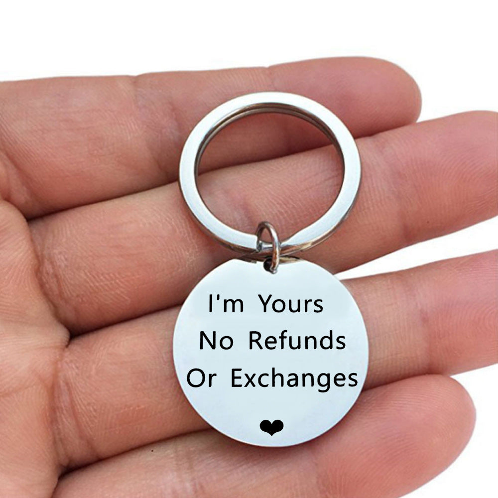 Stainless Steel Keychain Valentine Gift