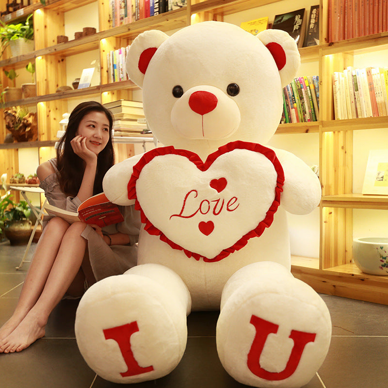 Chinese Valentine's Day Hug Bear Plush Toy