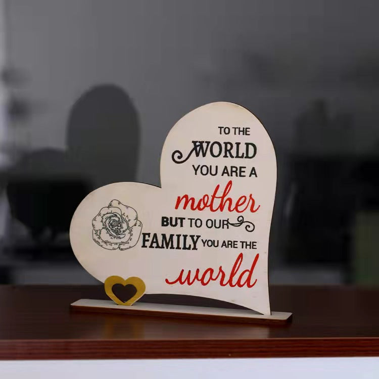 Mother's Day Wooden Ornament